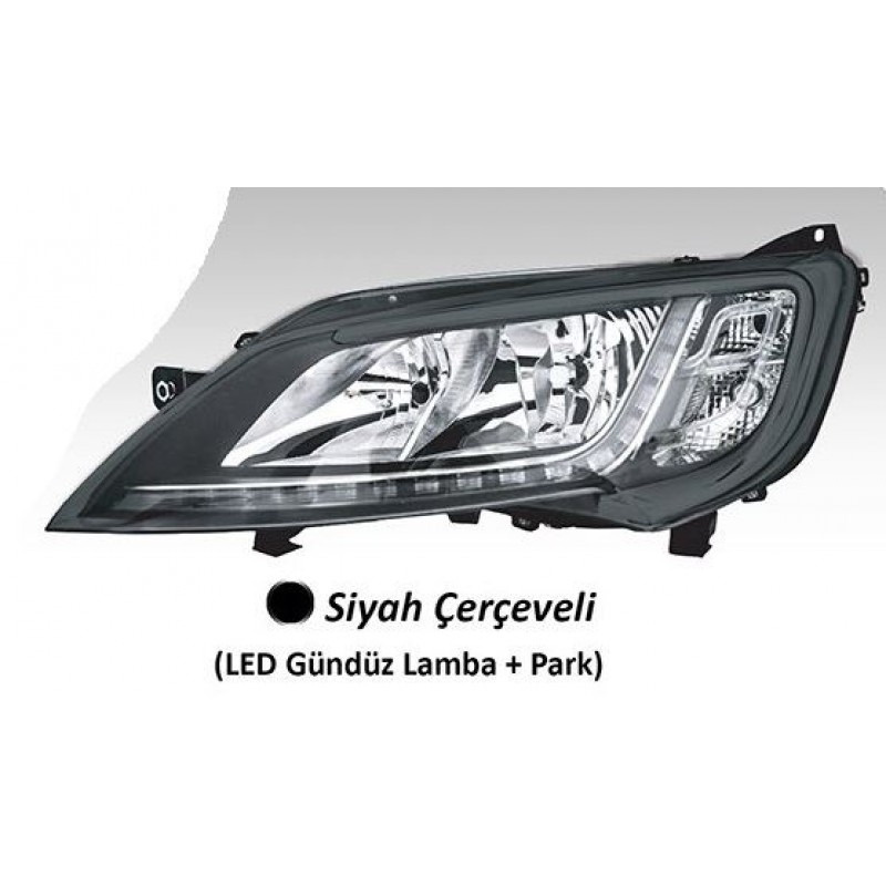 Ürün Kodu : AYF.505217 - FAR MOTORLU SOL  FIAT DUCATO MAXI /PEUGEOT BOXER / CITROEN JUMPER ( 2014› ) LED (BALLAST HARİÇ)