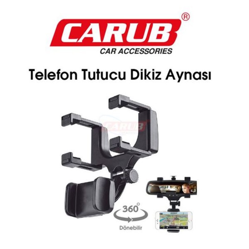 CARUB TELEFON TUTUCU DİKİZ AYNA TAKILAN