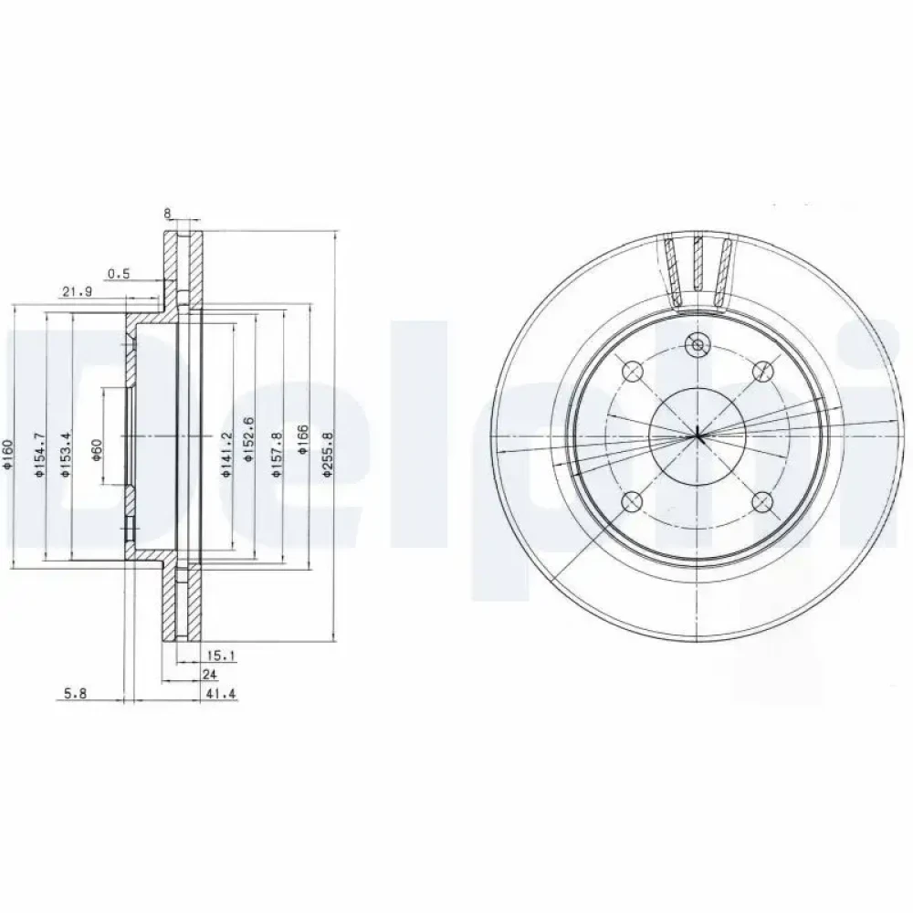 Chevrolet Lacetti Fren Diski Ön Havalı 256-4 Set 96549782