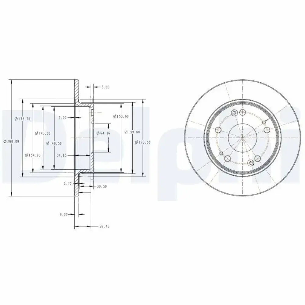 Honda Civic Arka Fren Diski 260-5 Kaplamalı Set 42510-SNA-A00