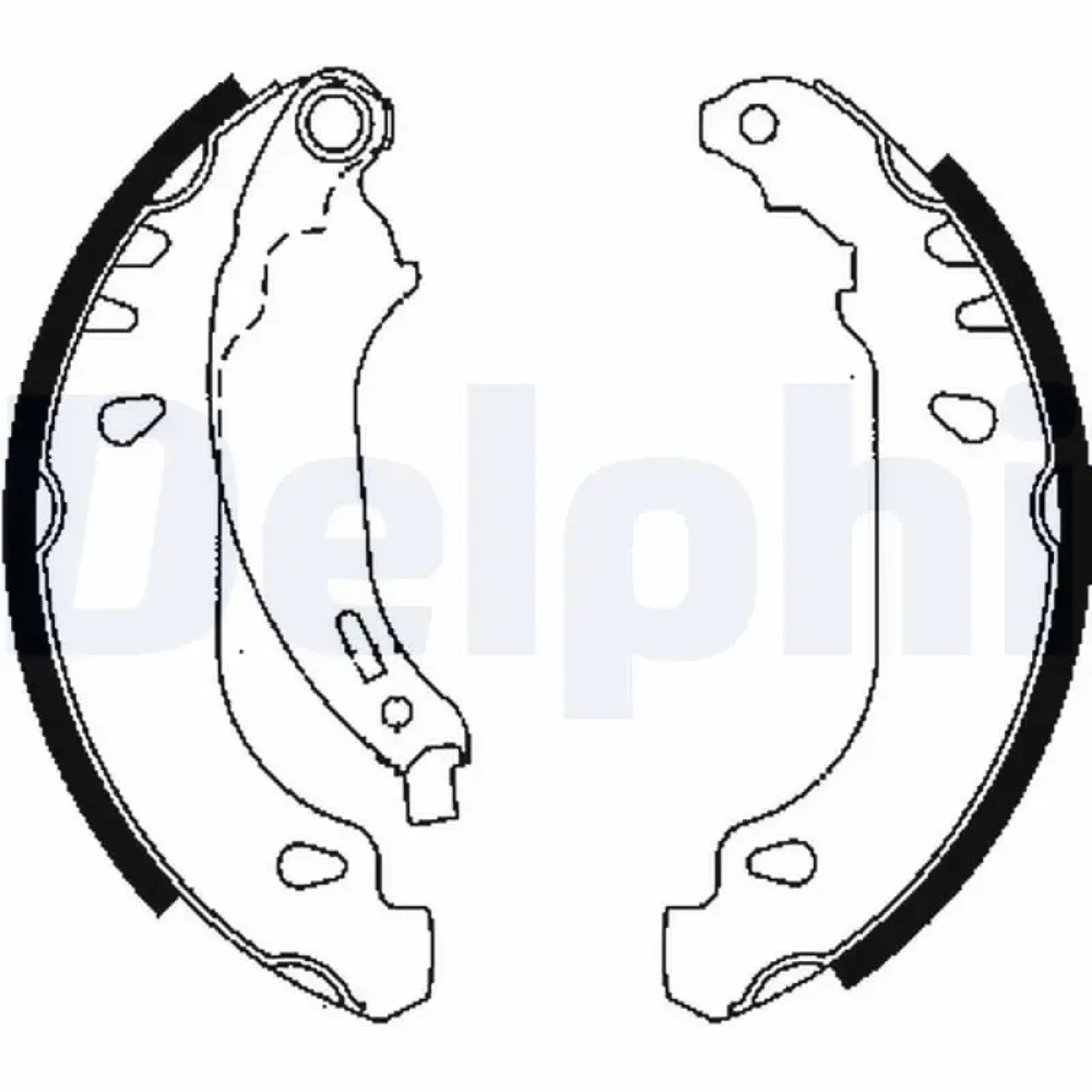 Dacia Logan Arka Fren Balata Pabucu ABS'siz Levyeli 7701205758