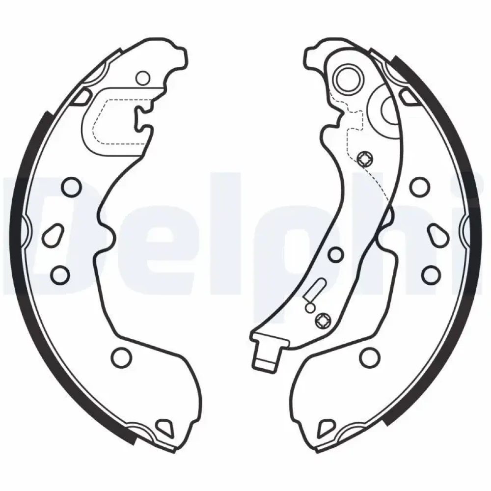 Volkswagen Polo Arka Fren Balatası 203 x 38 mm 2Q0698525