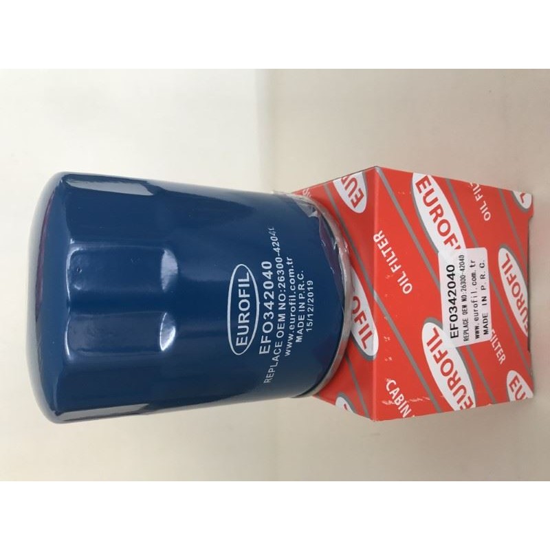 Ürün Kodu : EFO342040 - YAĞ FILTRESI HYUNDAI H100 96-06/ STAREX 97- MITSUBISHI L300 KIA CARNİVAL 01--PREGİO 96-