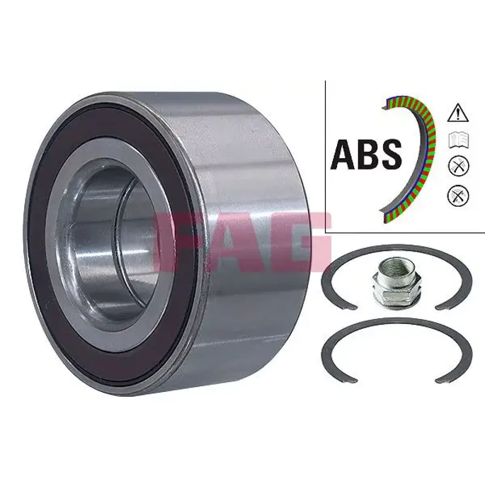 Fiat Punto Ön Teker Rulmanı ABS'li 35x72x33 713606390