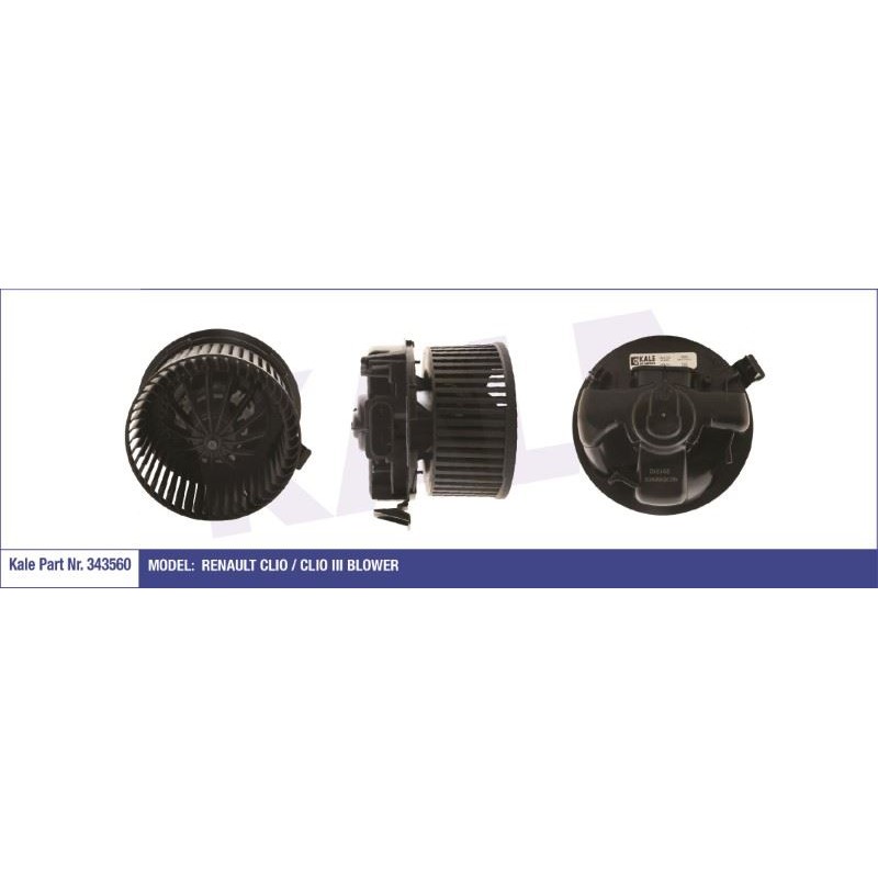 KALORİFER MOTORU (BLOWER) 12V RENAULT CLIO / CLIO III OTOMATİK KLİMALI