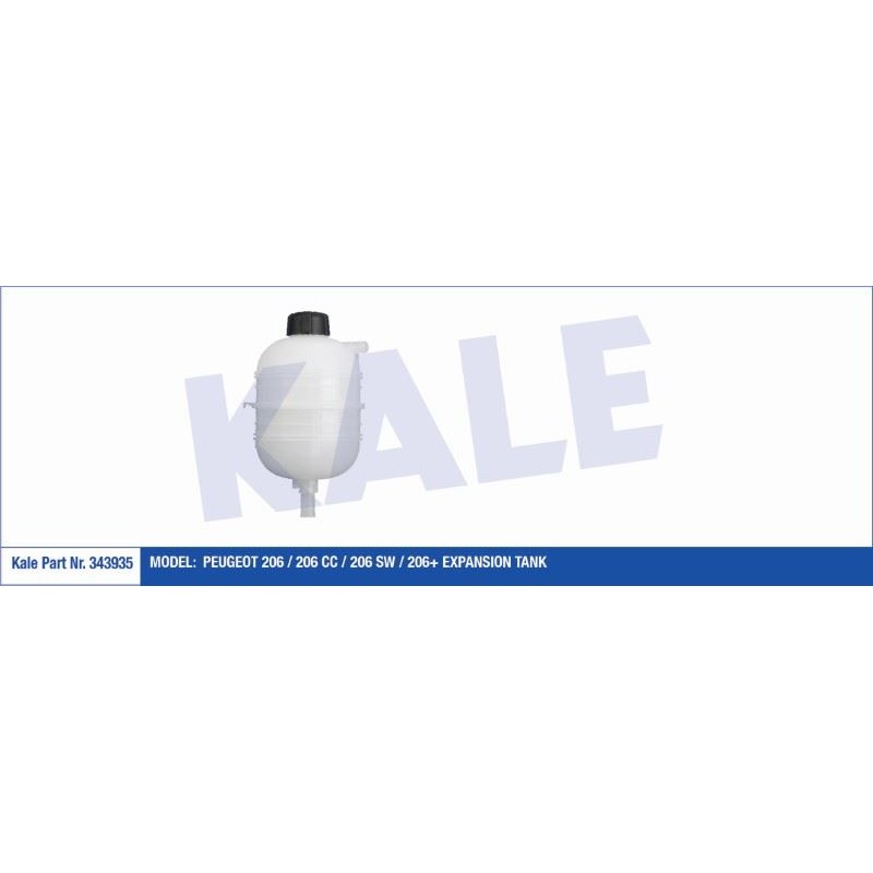 Ürün Kodu : KL343935 - GENLEŞME TANKI (RADYATÖR EK DEPO) KAPAKLI PEUGEOT 206 / 206 CC / 206 SW / 206+