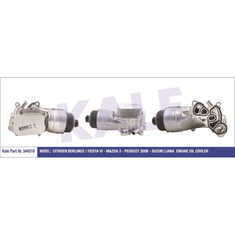 Ürün Kodu : KL344510 - YAĞ SOĞUTUCU CITROEN BERLINGO/FIESTA VI - MAZDA 3 - PEUGEOT 2008 -FOCUS 2 AL / PL / BRZ FULL ÜNİTELİ