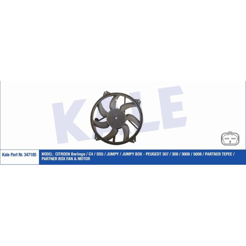 Ürün Kodu : KL347185 - FAN MOTORU MOTOR CITROEN BERLINGO C4 / DS5 / JUMPY - PEUGEOT 307 / 308 / 3008 / 5008 / PARTNER TEPEE
