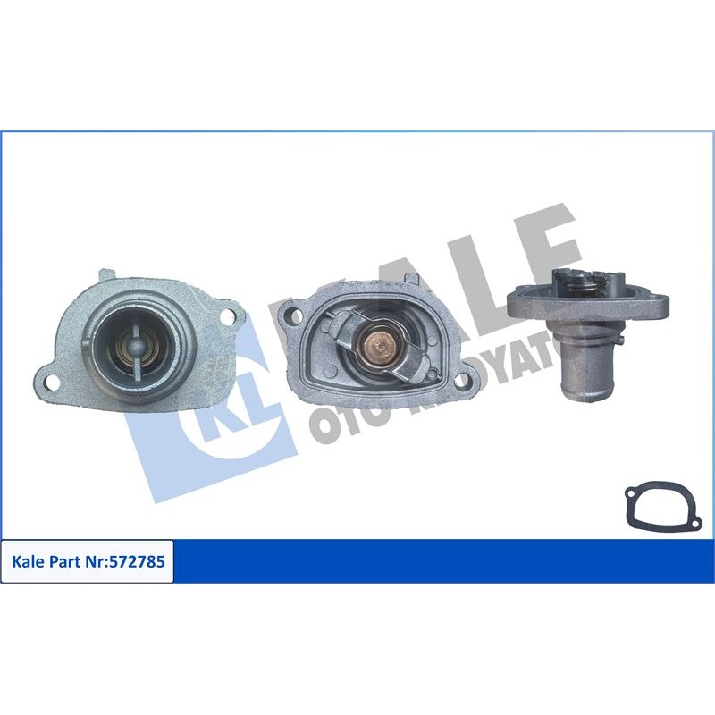 (87 °C) TERMOSTAT + FLANŞ FIAT BRAVA / BRAVO / IDEA / MAREA / PALIO / PUNTO / STILO - LANCIA MUSA /