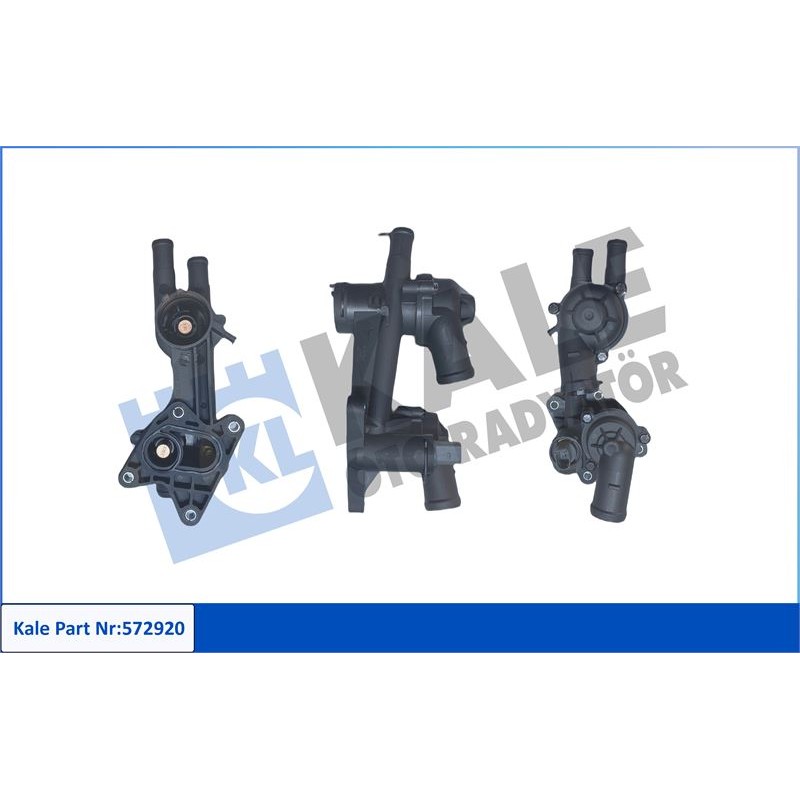 (83 °C)  PLASTİK GÖVDELİ KOMPLE TERMOSTAT - PLASTİK GÖVDELİ AUDI A1 / A3 - SEAT ALTEA / ALTEA XL / L