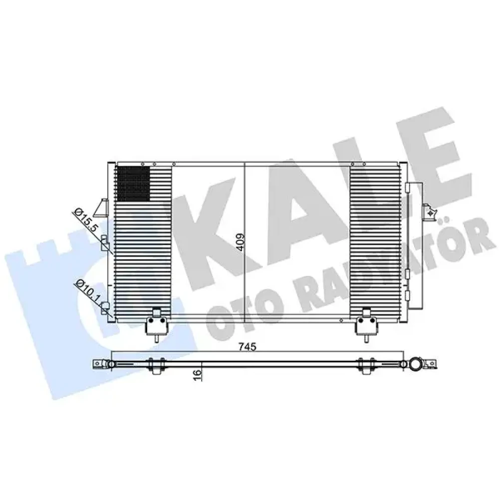 Toyota RAV4 Klima Radyatörü 2.0 Benzinli 2000-2006 88460-42070