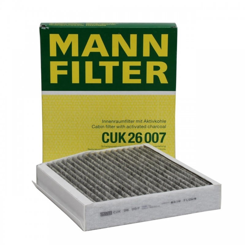 Ürün Kodu : MANN-CUK26007 - KARBONLU POLEN FILTRESI MERCEDES A-KLASSE(W176) A180-A200 12- B180CDİ-B200CDİ 11-