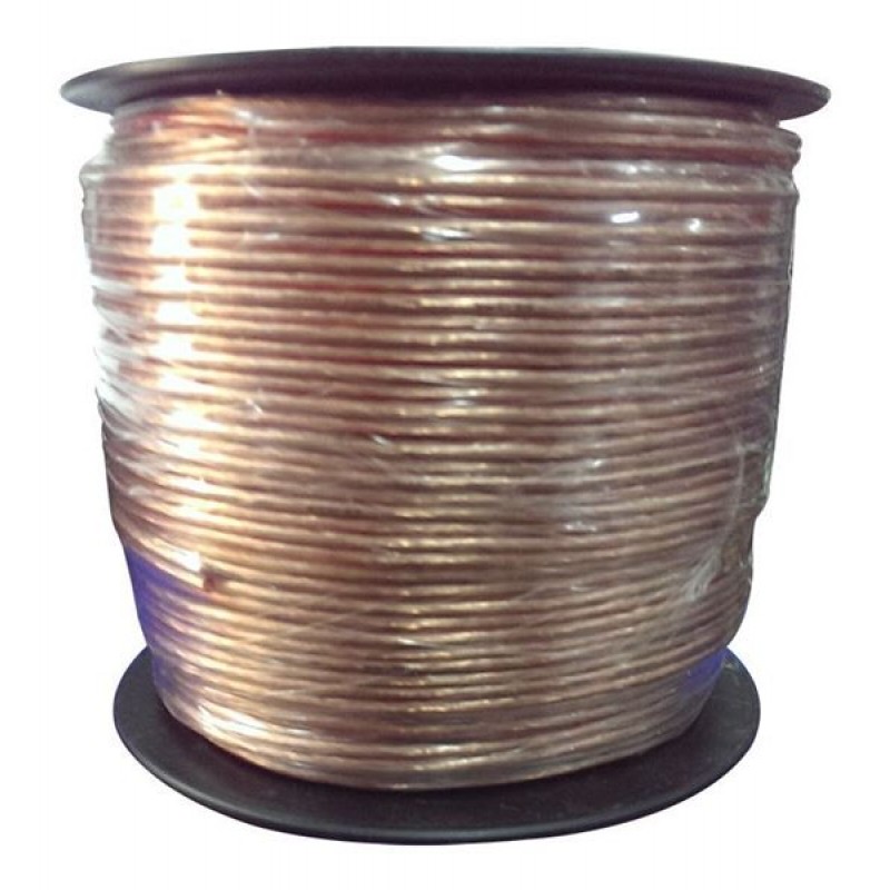 Ürün Kodu : MRT-0363 - 2*1,5 MM2 BİTİŞİK HOPARLÖR  KAPOTEN KABLO ŞEFFAF