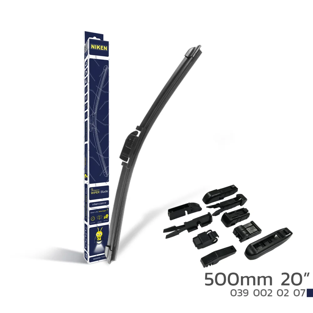 Niken 500 mm 9 Aparatlı Banana Tip Silecek NP-APRT/O-500