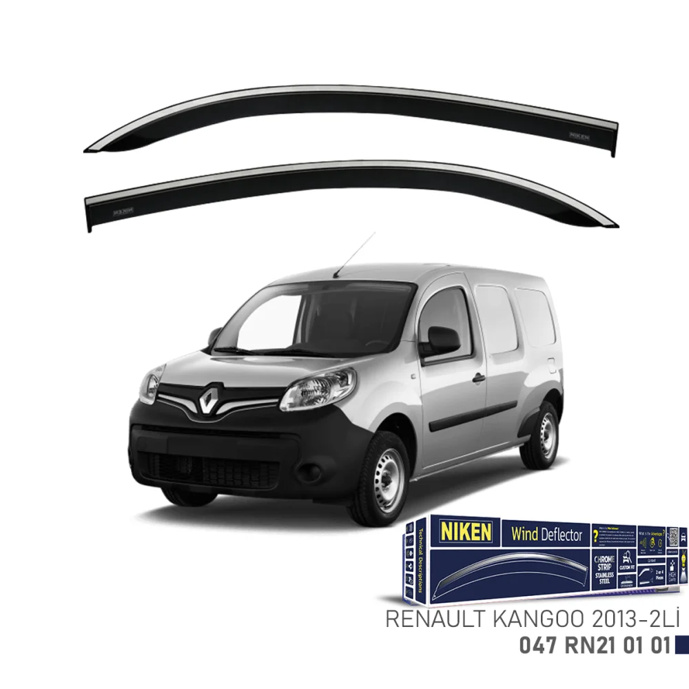 Renault Kangoo Krom Cam Rüzgarlığı 2'li 2013 ve Sonrası