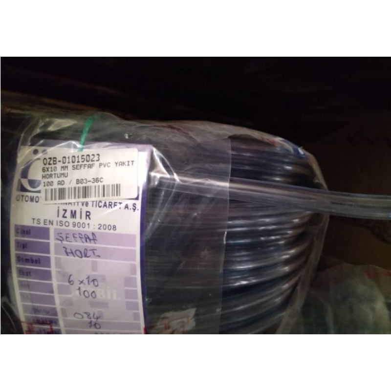 6X10 MM SEFFAF PVC YAKIT HORTUMU