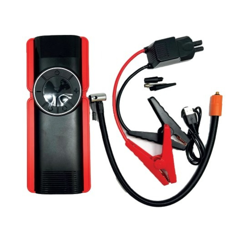 Necvox TPE-102 1000A Akü Takviye Cihazı (Jump Starter), Hava Kompresörü ve Powerbank