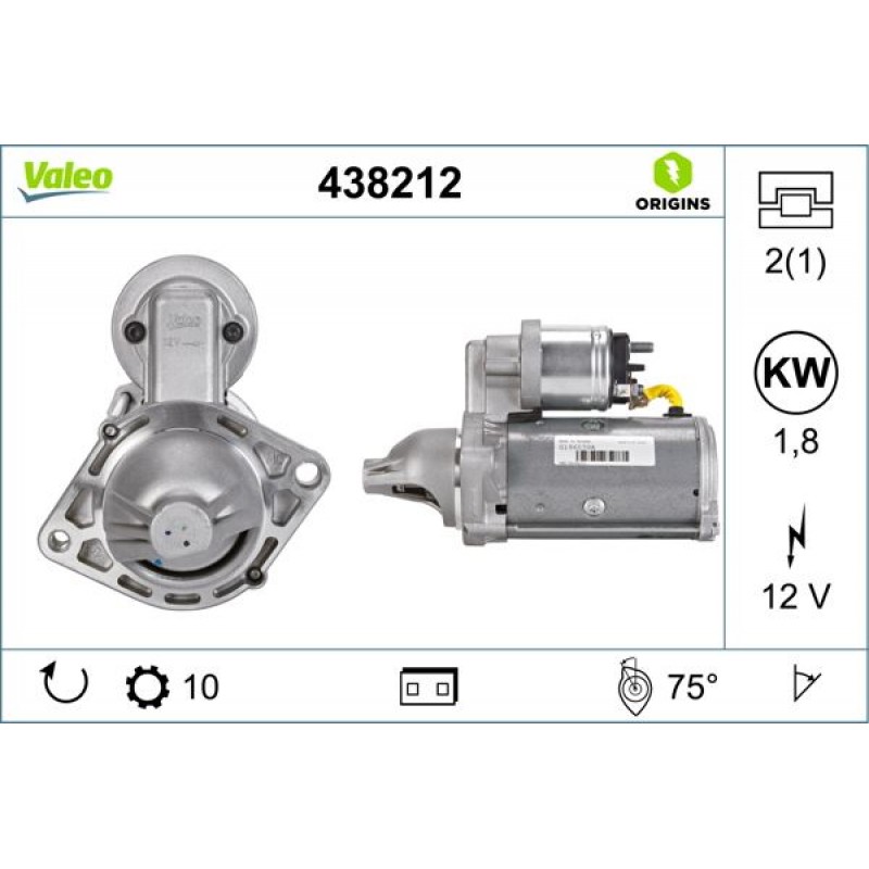 Ürün Kodu : VL438212 - MARŞ MOTORU (GÜÇLENDİRİLMİŞ) 1.8KW FIAT FIORINO DOBLO CORSA C D ASTRA H J MERIVA A B 1.3 MULTIJET