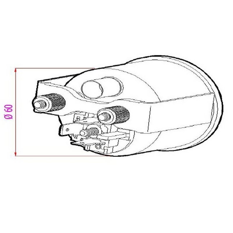 MEKANİK ISI GÖSTERGESİ Ø 60 MM (3 METRE)
